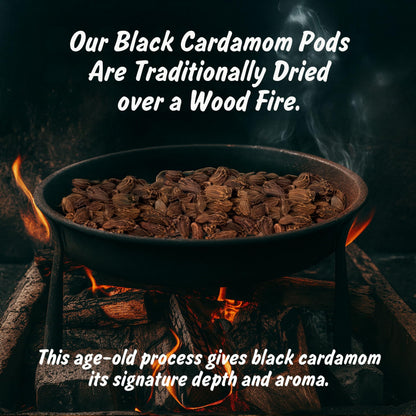 Spice Profile Organic Whole Black Cardamom | 2 oz | Lab Tested