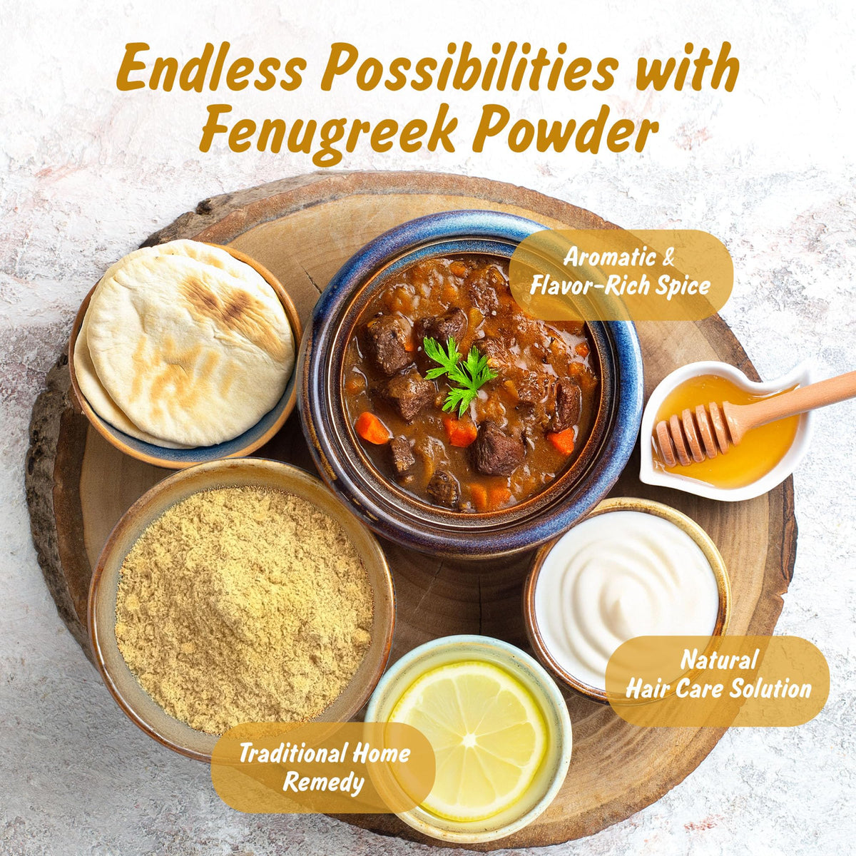 Spice Profile Organic Fenugreek Powder | 16 oz | Lab Tested