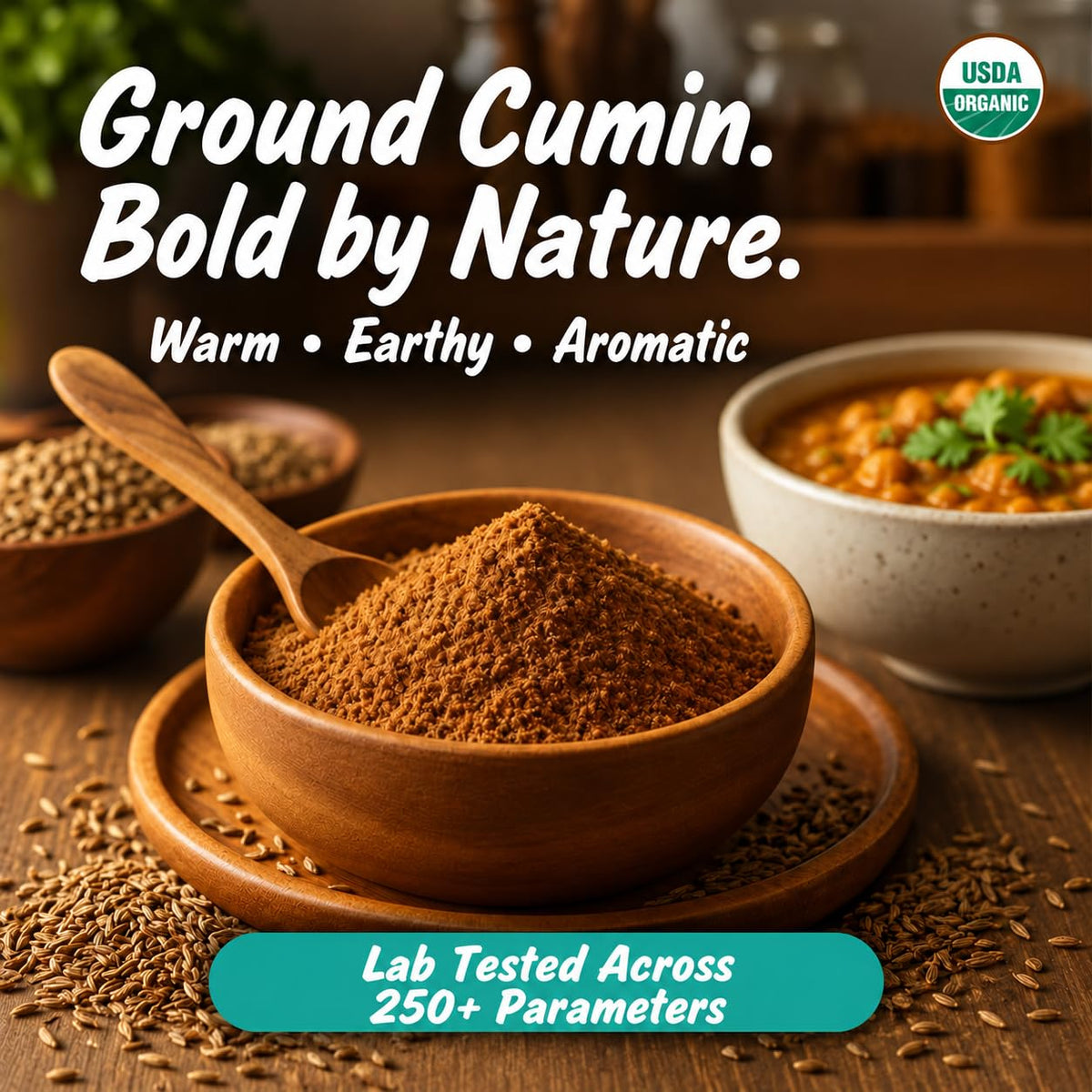 Spice Profile Organic Cumin Powder | 16 oz | Lab Tested