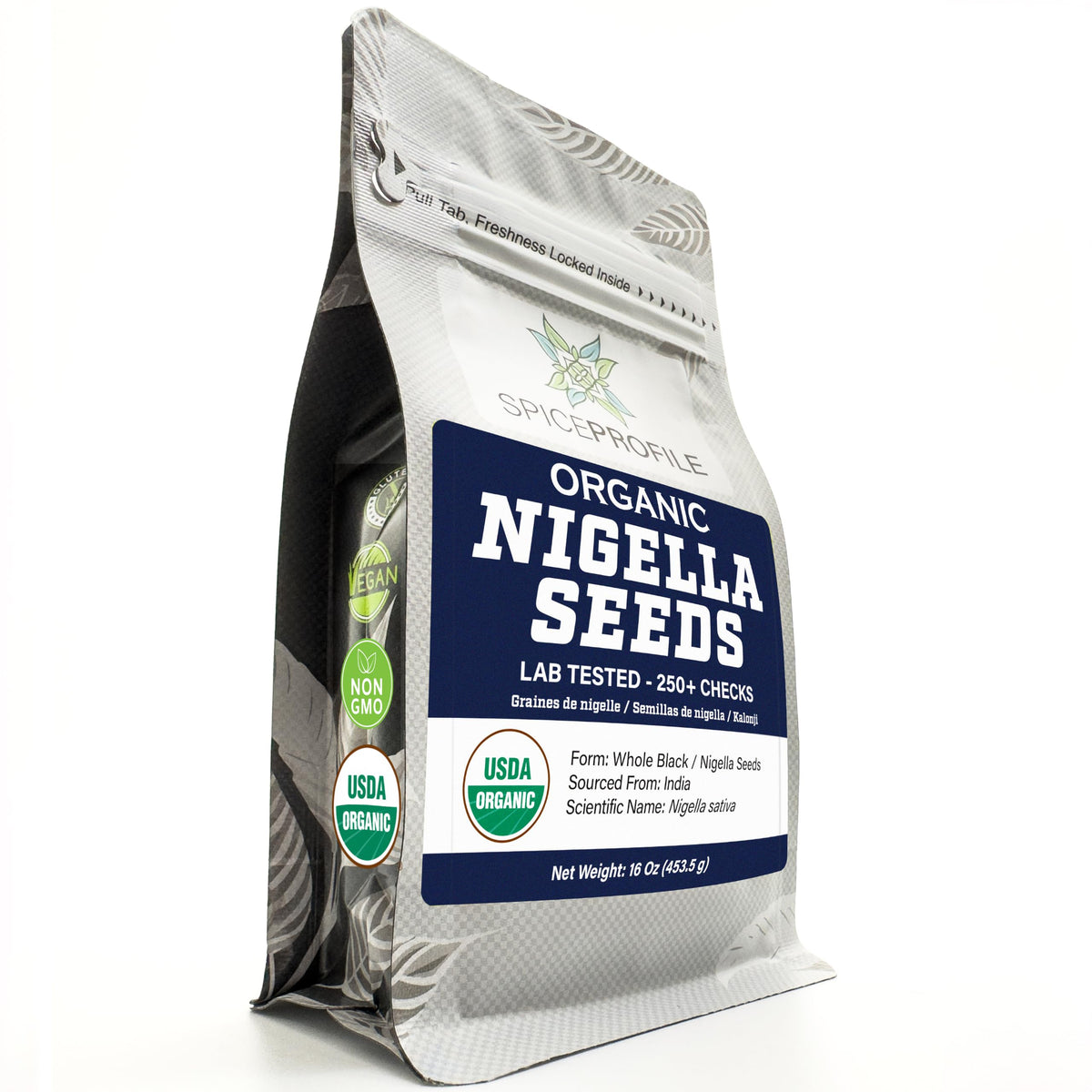 Spice Profile Organic Nigella Seeds | 16 oz | Lab Tested